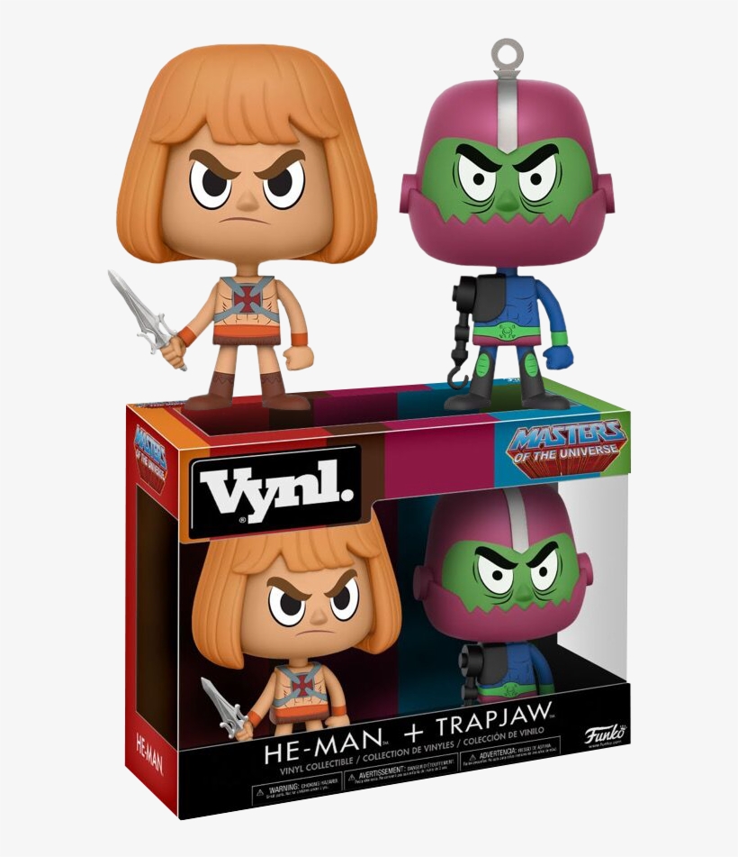 Masters - He-man And Trapjaw Vynl., transparent png