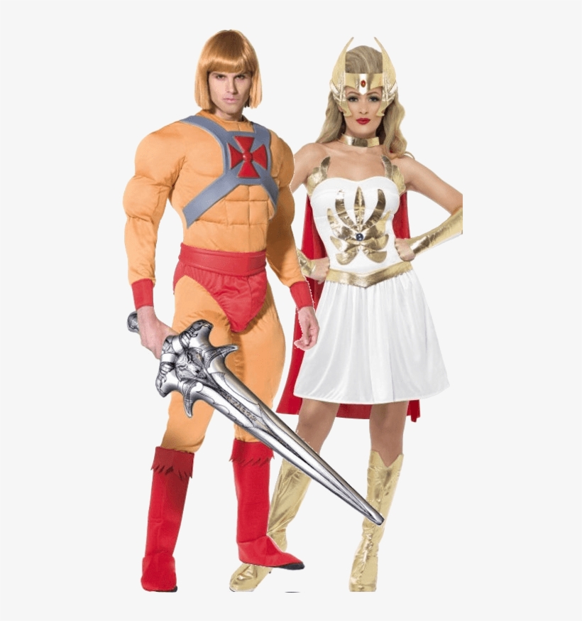Heman And Shera Halloween Costumes - He Man And She Ra Fancy Dress, transparent png