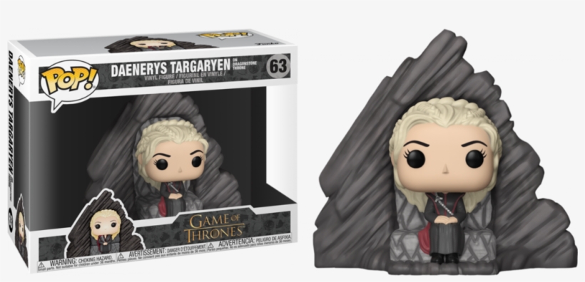 Game Of Thrones - Daenerys On Throne Pop, transparent png