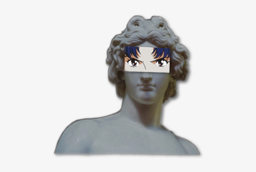 Cyberart Tumblr - Vaporwave Sculpture, transparent png