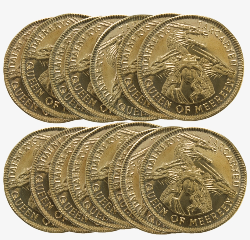 15 Daenerys Targaryen Marks Of Meereen Gaming Coins - Game Of Thrones - House Targaryen Coin Set, transparent png