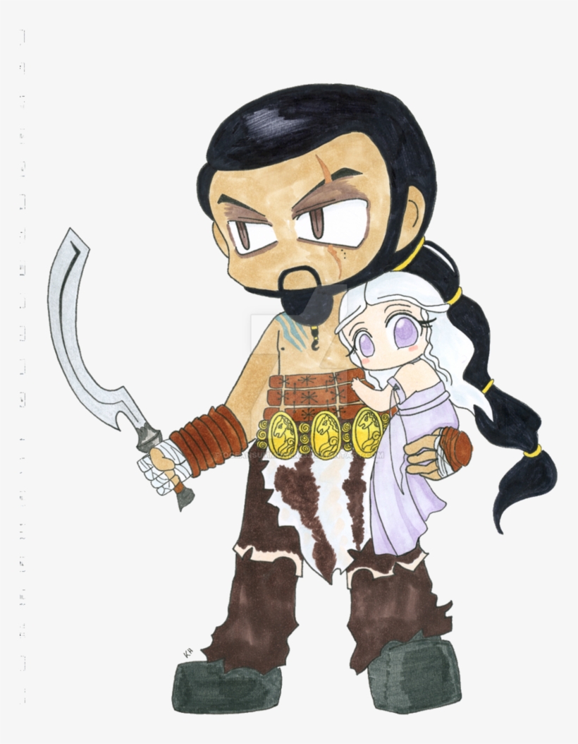 Fanart Drawing Daenerys Targaryen Image Free Library - Khal Drogo Y Daenerys Art, transparent png
