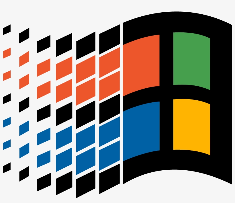 Windows 95 Logo Png, transparent png