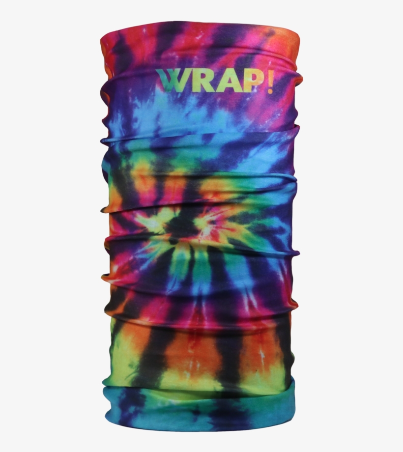 Tie Dye Wrap - Red Headbands By Wrap! - Red & Blue Tie-dye 10-in-1, transparent png