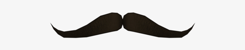 Realistic Mustache Png Clip Black And White - Mmd Moustache Dl, transparent png