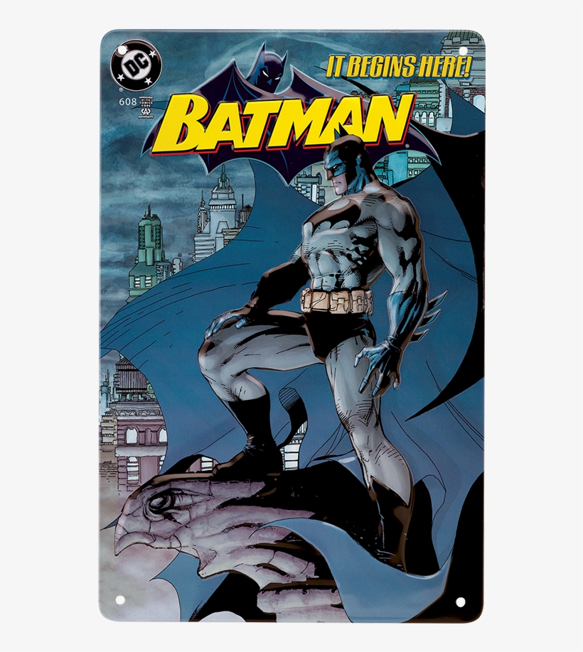 Embossed Tin Plate - Batman 608 Second Print, transparent png