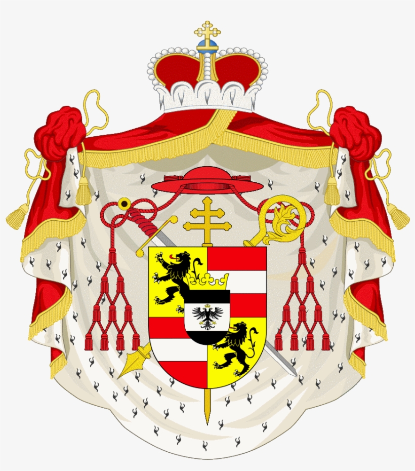 Coa Prince-archbishop Of Salzburg 01 At Colloredo Hieronymus - Duchy Of Parma Coat Of Arms, transparent png