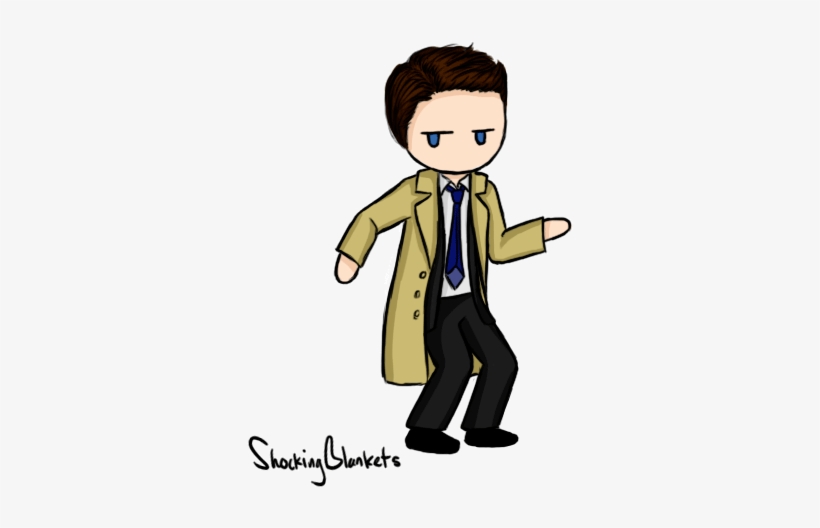 Dean Winchester - Dancing Cas Gif, transparent png