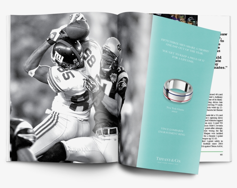 Vince Lombardi Trophy Png - Print: David Tyree Superbowl Xlii, 14x11in., transparent png