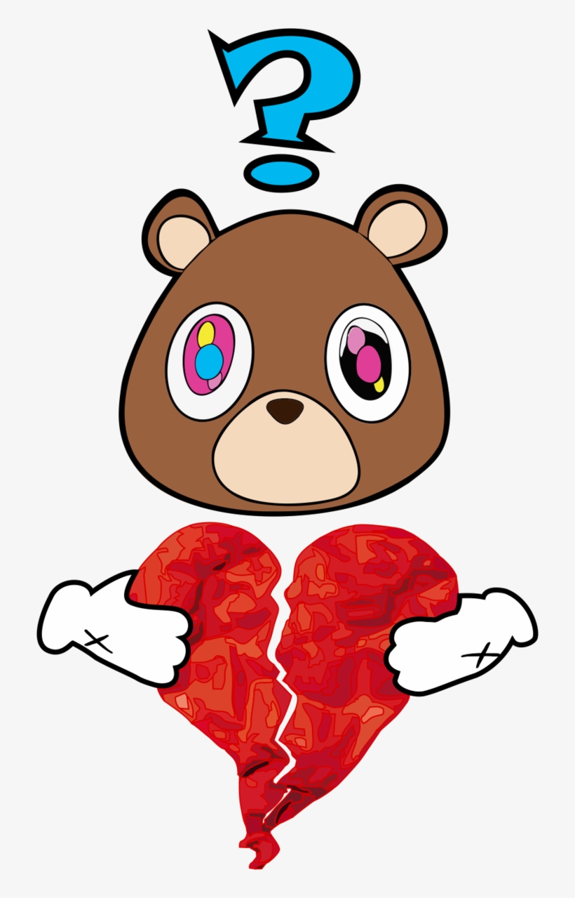In Search Of Mr West - Kanye West Bear Face, transparent png