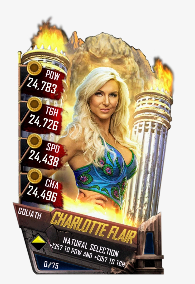 Charlotteflair S4 20 Goliath - Wwe Supercard Goliath Carmella, transparent png