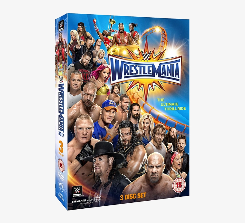Disc - Wwe Wrestlemania 33 Dvd 2017, transparent png
