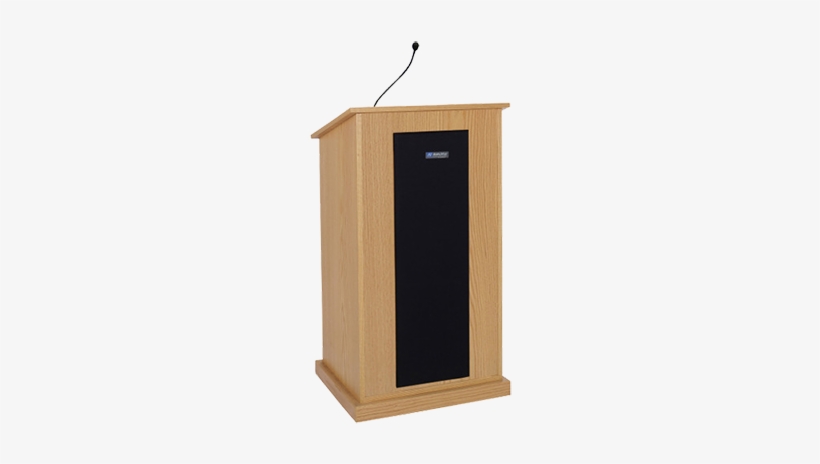 Sw470 Chancellor Podium With 150-watt Pa & Wireless - Amplivox Wireless Chancellor Lectern W Speakers, Mic, transparent png