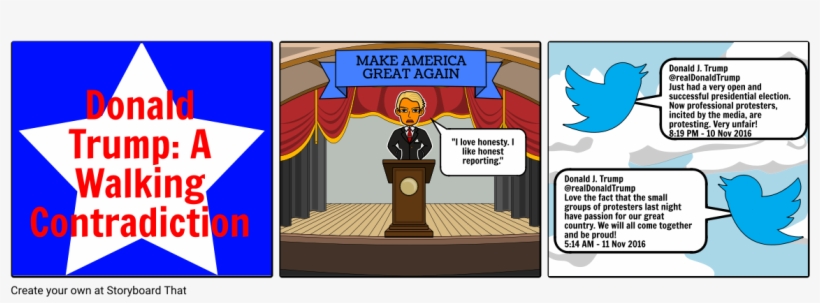 Trump - Cartoon, transparent png
