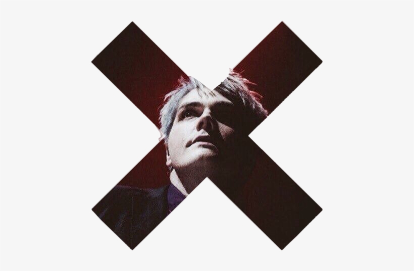 Gerard Way Overlay - Orange X Mark, transparent png