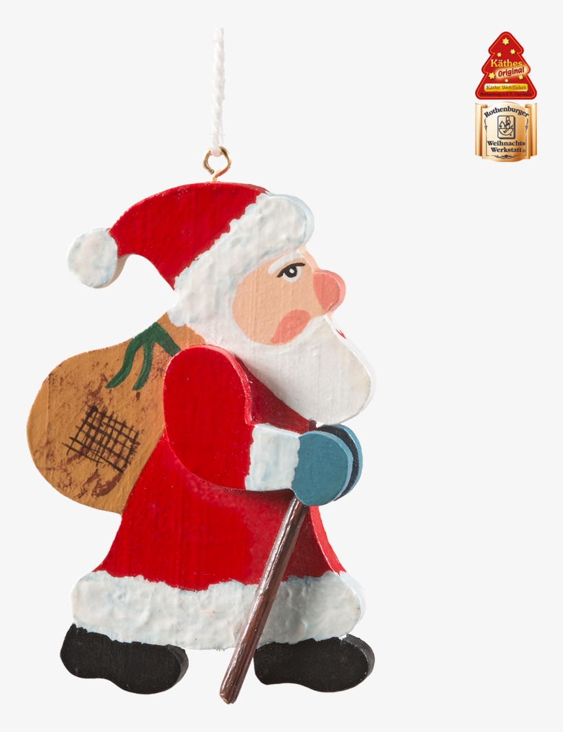 Santa With Gifts Bag - Christmas Day, transparent png