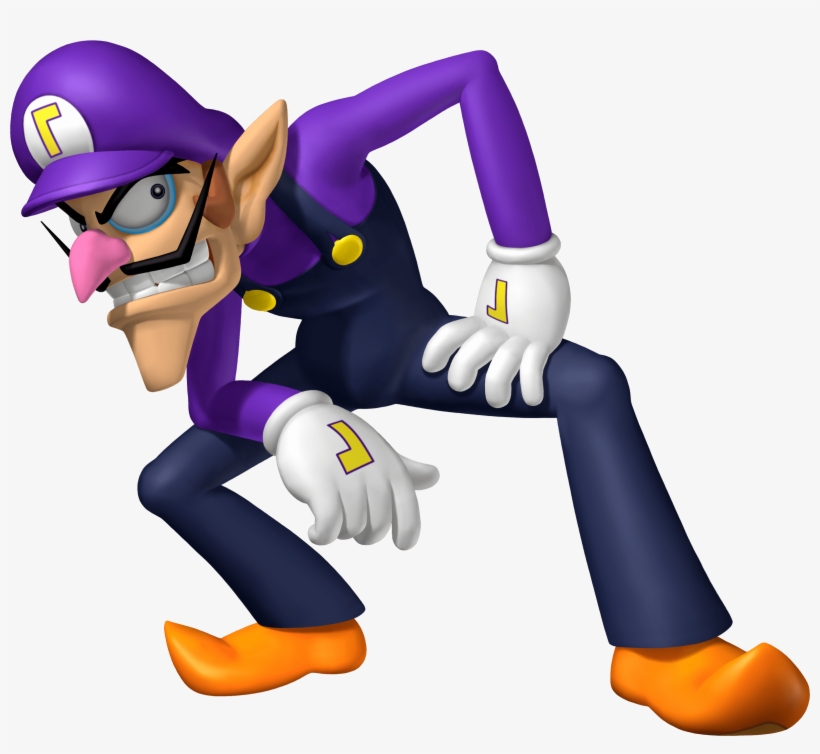 Waluigi Costume - Wario And Waluigi, transparent png