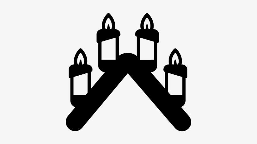 Christmas Candles Vector - Candle, transparent png