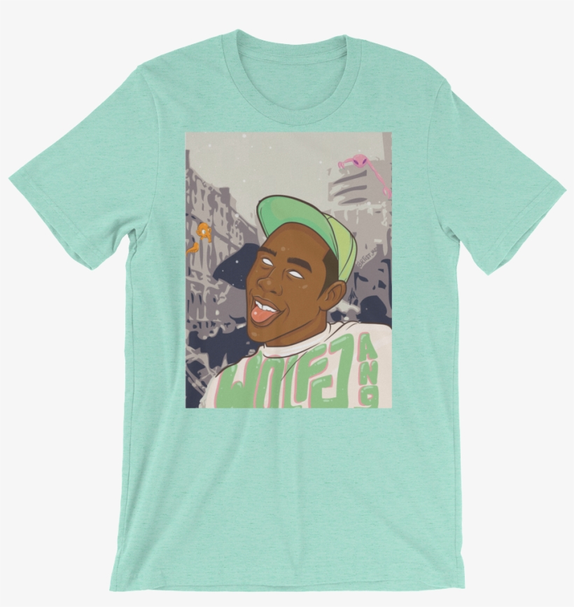 Tyler The Creator Portrait Fan Art T-shirt Design - Two Samurai - Ultra Soft Shirt, 25 Colors, transparent png