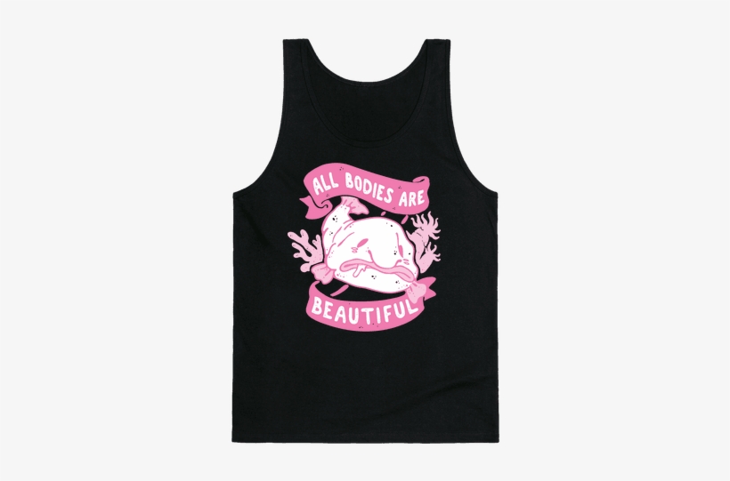 All Bodies Are Beautiful Blobfish Tank Top - T-shirt, transparent png