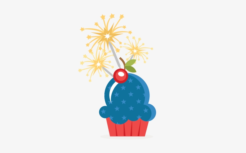 Cupcake Clipart July 4th - 4th Of July Cupcake Png, transparent png