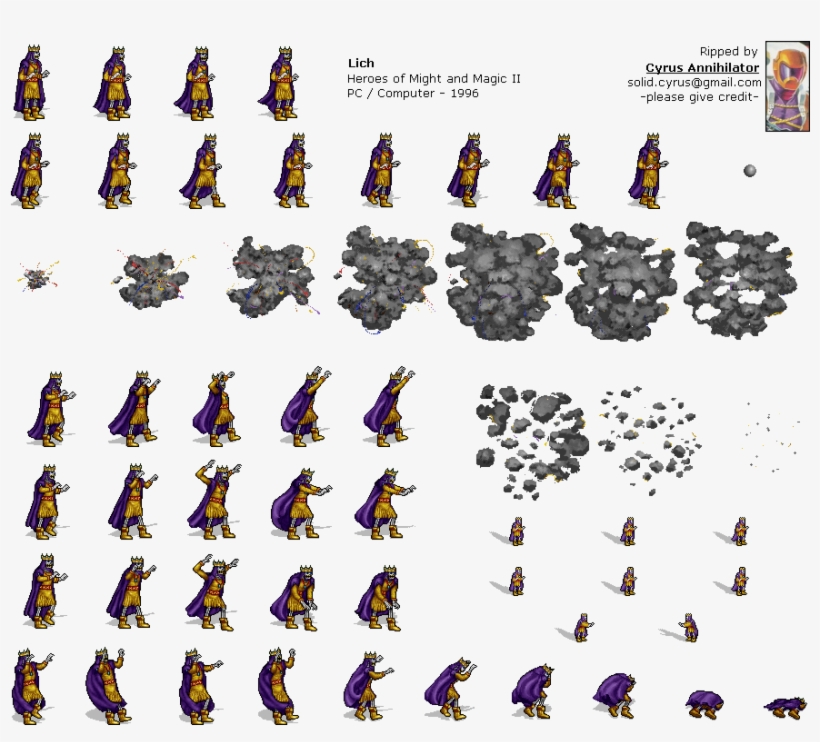 Click To View Full Size - Lich Sprites, transparent png
