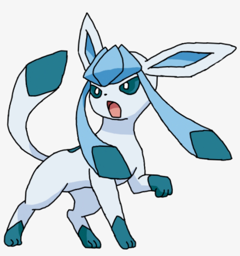 Freetoedit Pokemon Eeveelutions Ice Glaceon - Glaceon Cute, transparent png