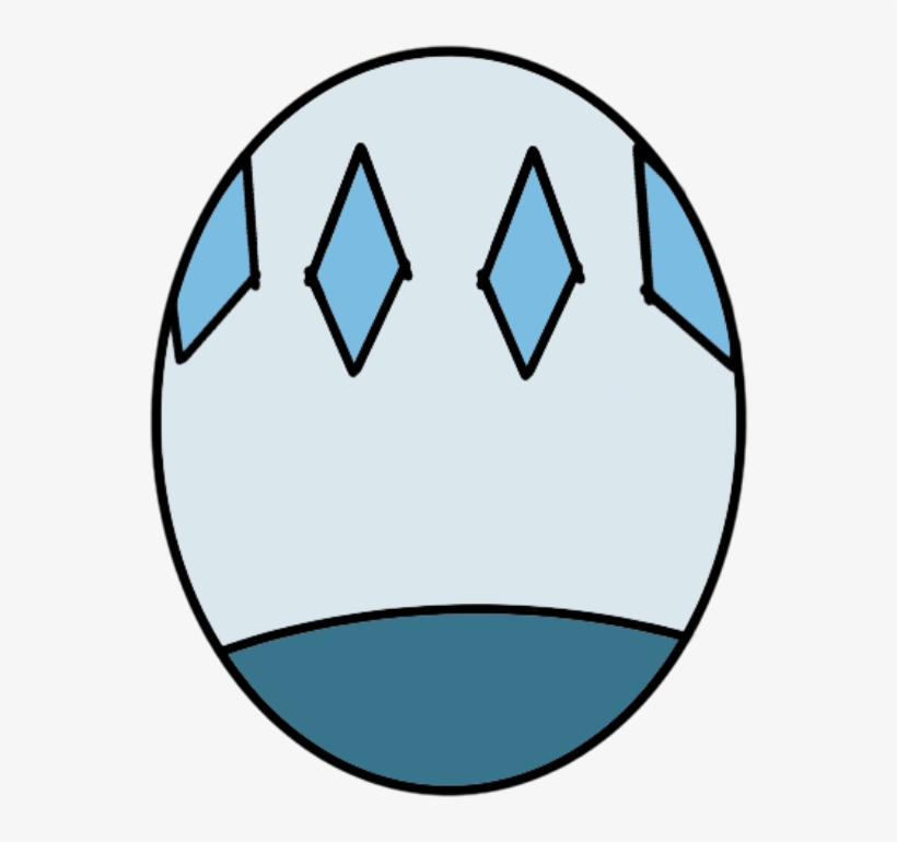Glaceon Egg - Egg, transparent png