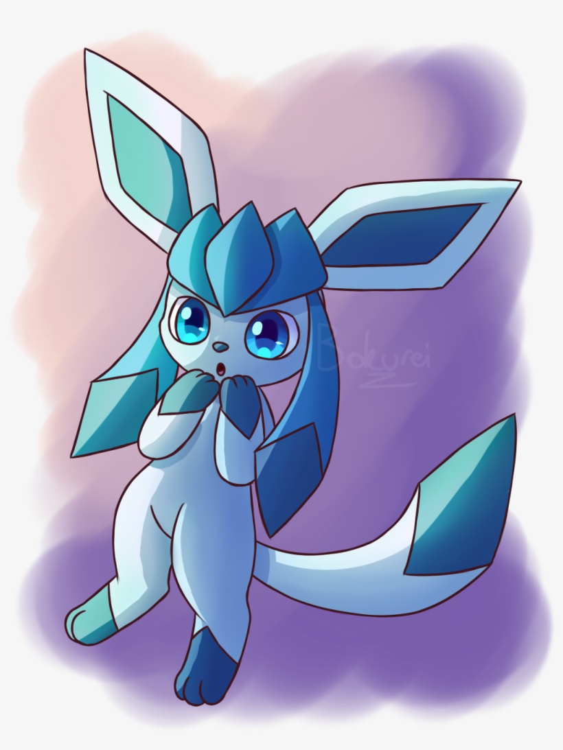 Smol Glaceon Cel Shading Practice Just A Cel - Cartoon, transparent png