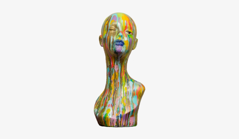 Acrylic On Mannequin Bust - Visual Arts, transparent png