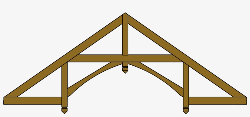 Hammer-beam Roof Truss - Timber Frame Truss Designs, transparent png