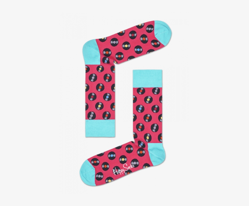 Scha Darr Par Record Socks Style In Cool Colors Design - Happy Socks Sunglasses, transparent png