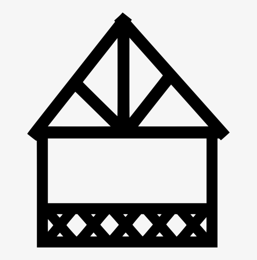 Timber Roof Truss Logo Drawing House - Oparcie Krokwi Na Murłacie, transparent png