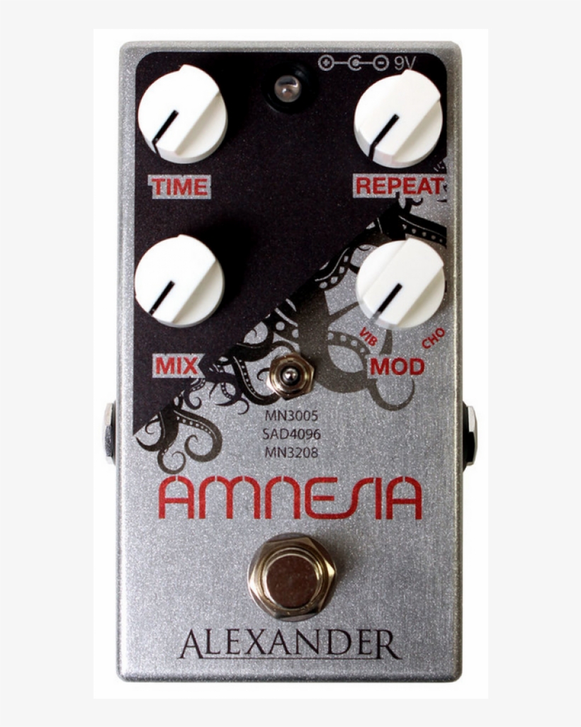 3 Delay Mode - Alexander Pedals Amnesia Vintage Delay Pedal, transparent png