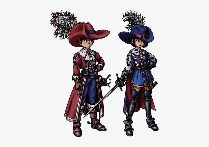 Dq Musketeer Hats - Dragon Quest 9 Concept, transparent png
