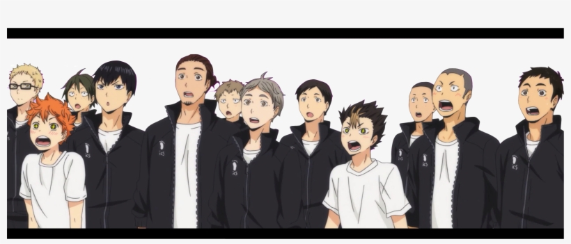 Cast Haikyuu 3 - Twitter, transparent png