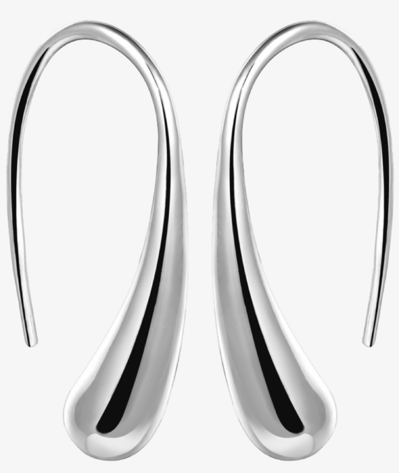 Drops Of Water Earring, Wholesale Fashion Jewelry Silver, transparent png