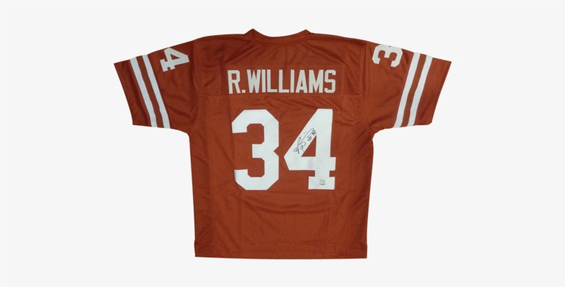 Ricky Williams Autographed Texas Longhorns - Autographed Ricky Williams Jersey - Tristar Orange, transparent png