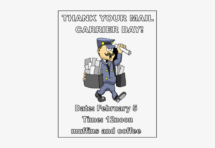 Monday, February 5, "thank Your Mail Carrier Day" At - Mail Man, transparent png