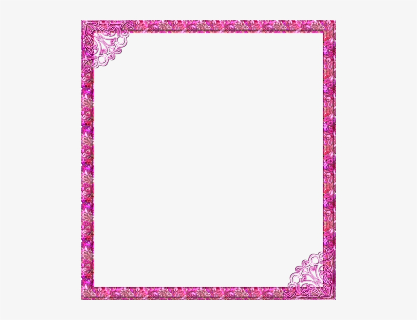 Pink Frames Png - Pink Photo Frame Png - 500x550 PNG Download - PNGkit