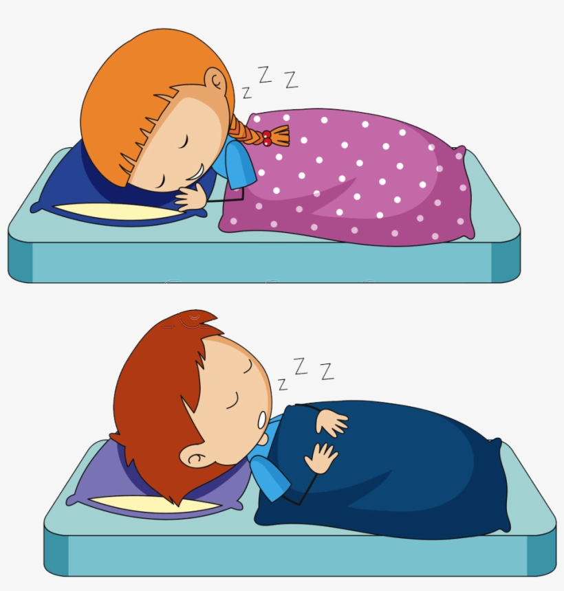 Recognizing Treating Insomnia Sharek - Sleep In Bed Clipart, transparent png