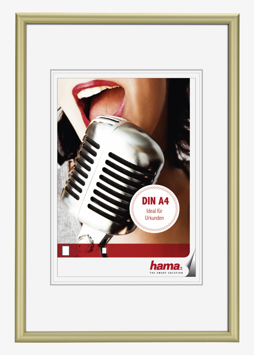 "chicago" Aluminium Frame, Golden, 21 X - Singing, transparent png