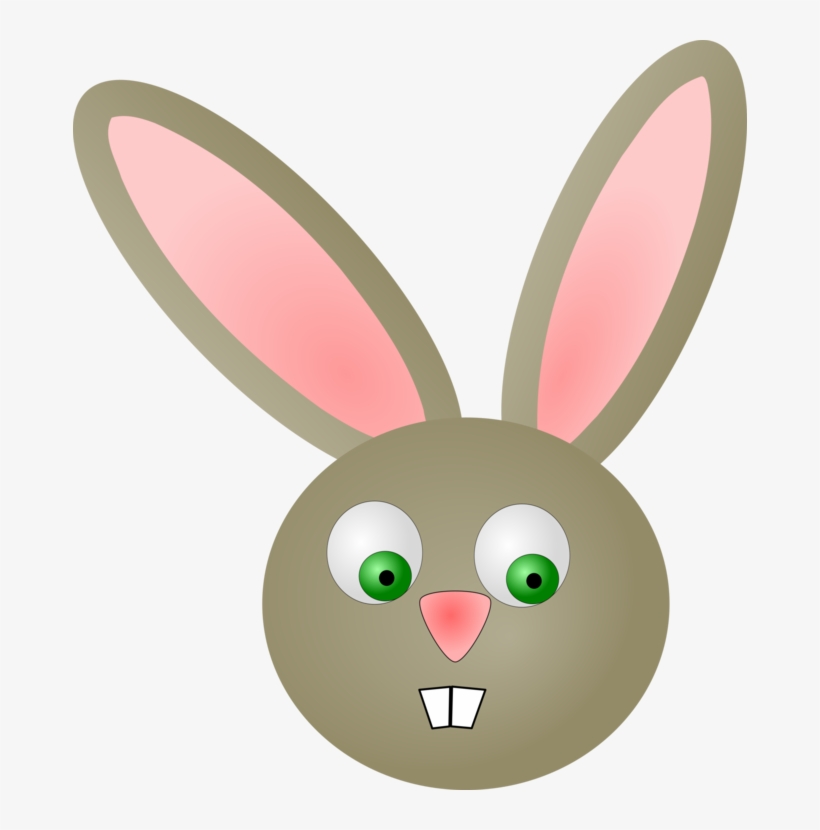 Rabbit Head Clip Art, transparent png