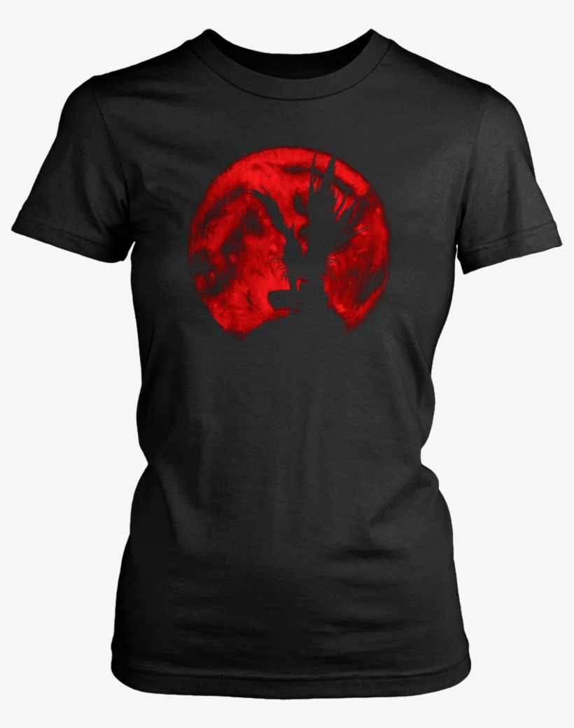 Red Moon Ryuk T-shirt - Too Peopley Outside Shirt, transparent png