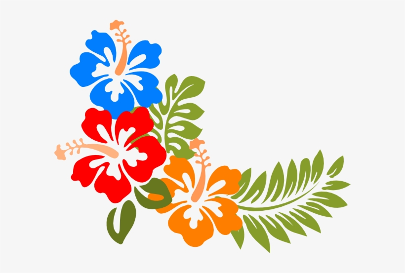 Hawaiian - Hawaiian Flowers Vector, transparent png