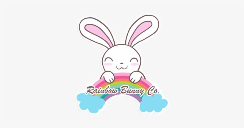 Rainbow Bunny, transparent png