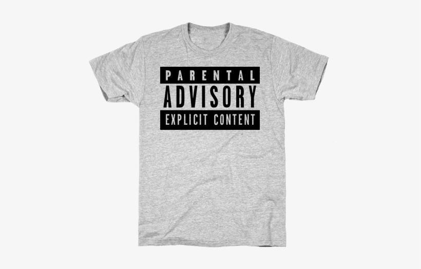 Parental Advisory Mens T-shirt - Parental Advisory Explıcıt Content Png, transparent png