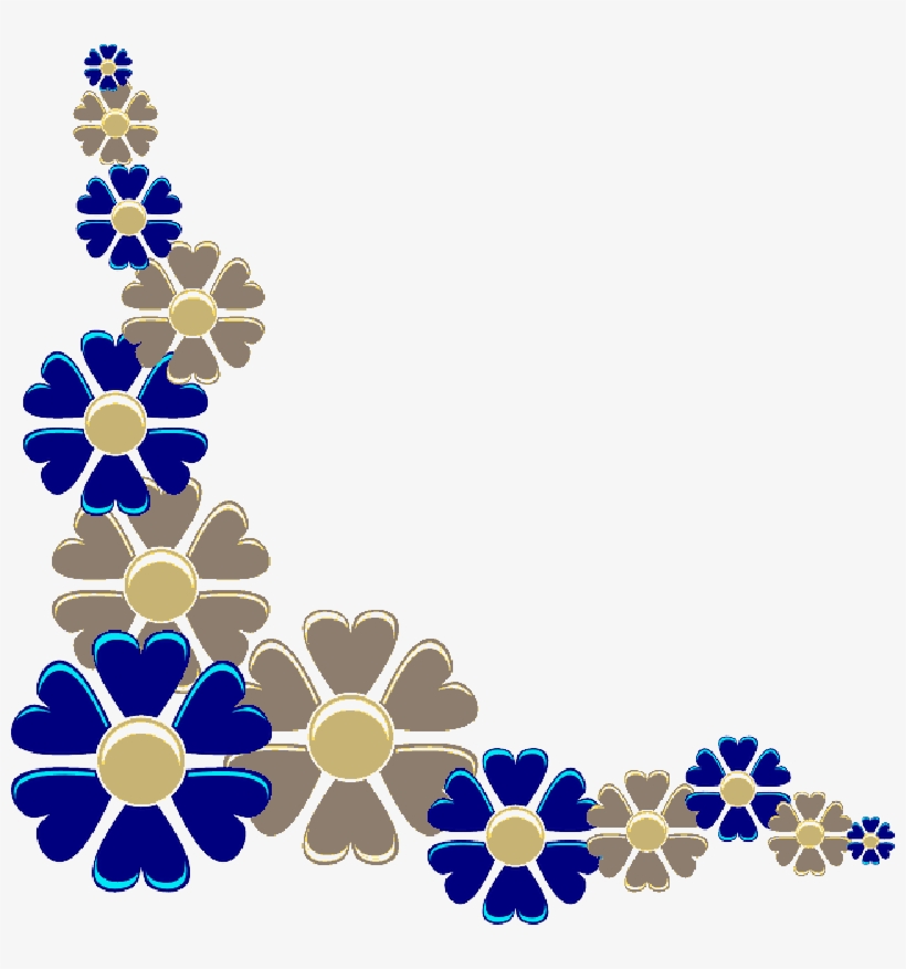 Mb Image/png - Border Line Design Flower, transparent png