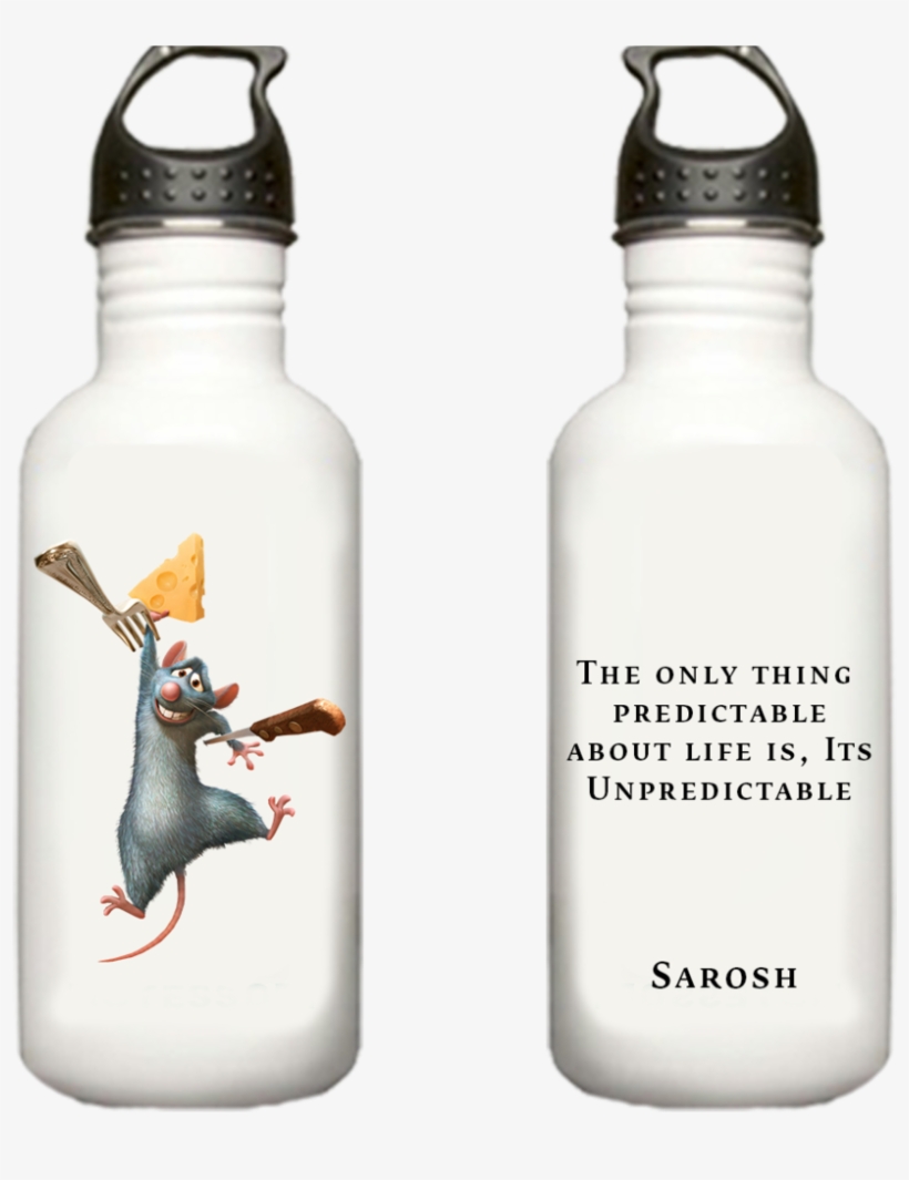 Ratatouille Water Bottle - Water Bottle, transparent png