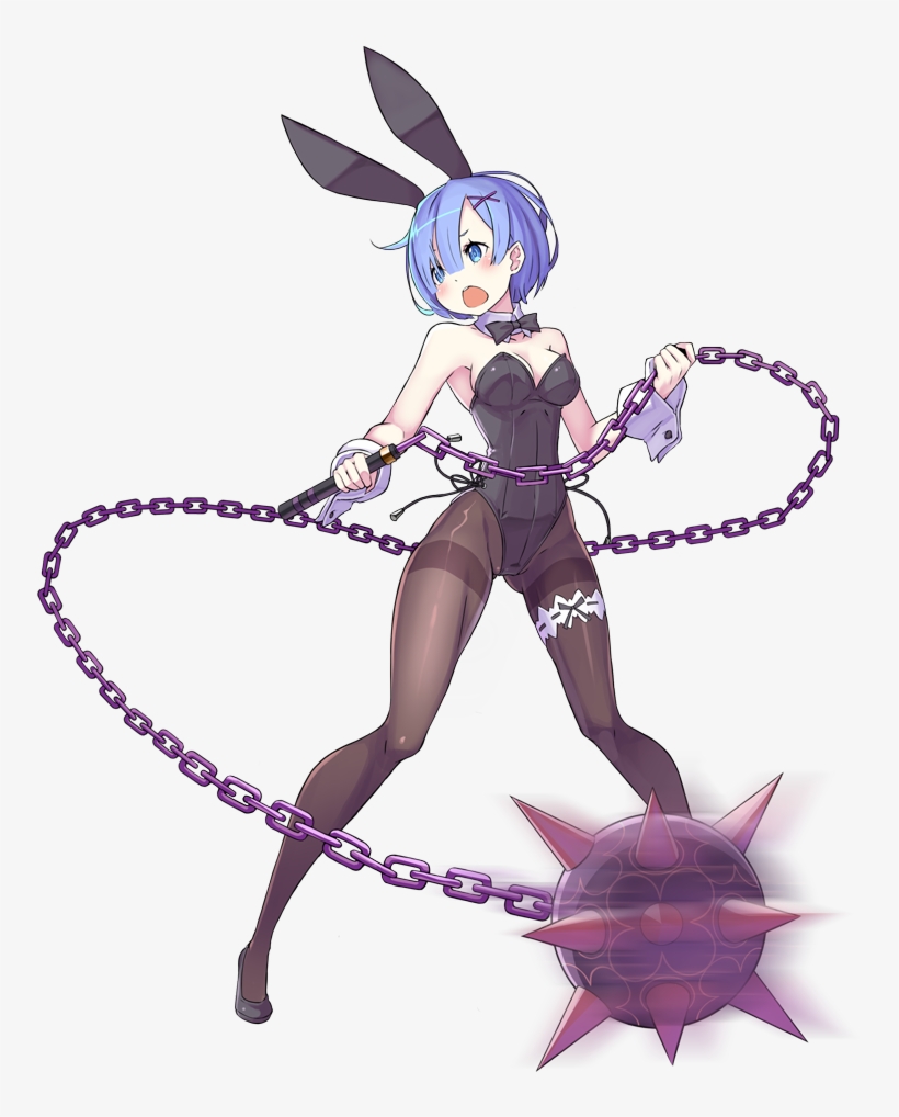 Original) Loading Rem (re:zero - Rem Re Zero Bunny, transparent png
